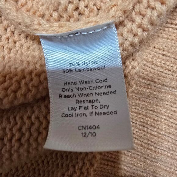 Talbots lambswool blend boho  button-up cardigan sweater - Picture 9 of 9